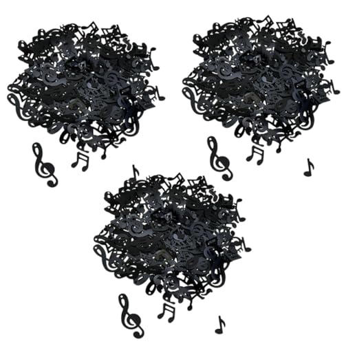 Gatuida 3Packungen Notenpapier Konfetti Für Partys Geburtstags Und Tauffeiern Dekorative Tischstreu Für Festliche Anlässe Schwarzes Mischkonfetti Gatuida 3Packungen Notenpapier Konfetti Für Partys Geburtstags Und Tauffeiern Dekorative Tischstreu Für Festliche Anlässe Schwarzes Mischkonfetti von Gatuida