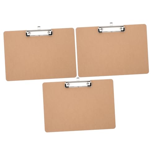 Gatuida 3Stücke Klemmbretter Schreibunterlage für Büro Leicht und Robust für Lehrer und Büroangestellte Dokumentenorganizer mit Clip Gatuida 3Stücke Klemmbretter Schreibunterlage für Büro Leicht und Robust für Lehrer und Büroangestellte Dokumentenorganizer mit Clip von Gatuida
