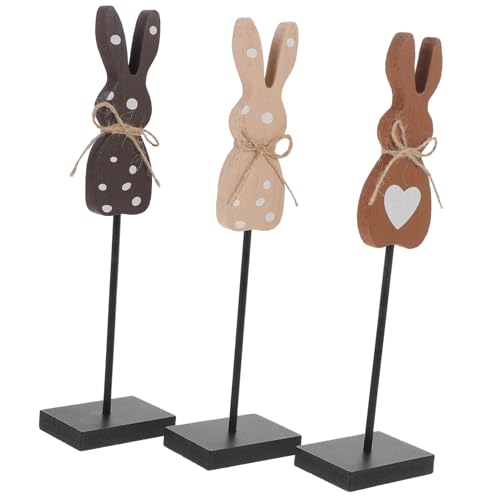 Gatuida 3stücke Teiliges Holz Dekoration Osterhase Tischdeko Süßes Design Für Frühlingsfeiern Langlebig Und Sicher Für Innenräume Und Festliche Anlässe Gatuida 3stücke Teiliges Holz Dekoration Osterhase Tischdeko Süßes Design Für Frühlingsfeiern Langlebig Und Sicher Für Innenräume Und Festliche Anlässe von Gatuida