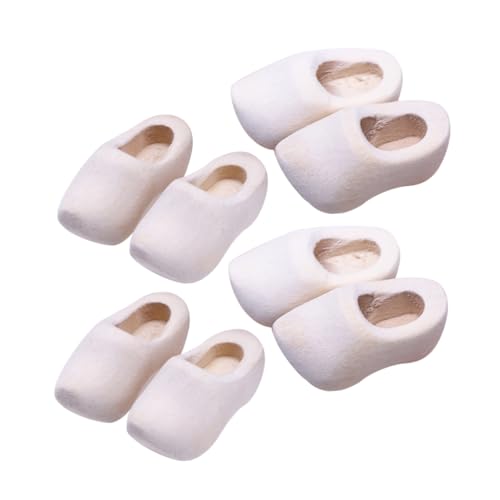 Gatuida 4 Paare Mini Holzschuhe DIY Blank Klompen Puppenhaus Deko Zubehör Handarbeitsspielzeug Kreative Holzfigur Schlüsselanhänger Zubehör Gatuida 4 Paare Mini Holzschuhe DIY Blank Klompen Puppenhaus Deko Zubehör Handarbeitsspielzeug Kreative Holzfigur Schlüsselanhänger Zubehör von Gatuida