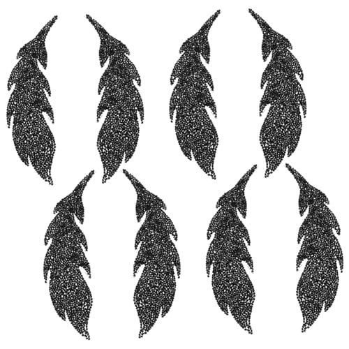 Gatuida 4 Paare Wasserfeste Strapazierfähige Bügel Patches mit Funkelnden Strasssteinen Filigrane Applikationen für Kleidung Hüte Taschen und Schuhe Schwarzes Design zum Aufbügeln Gatuida 4 Paare Wasserfeste Strapazierfähige Bügel Patches mit Funkelnden Strasssteinen Filigrane Applikationen für Kleidung Hüte Taschen und Schuhe Schwarzes Design zum Aufbügeln von Gatuida