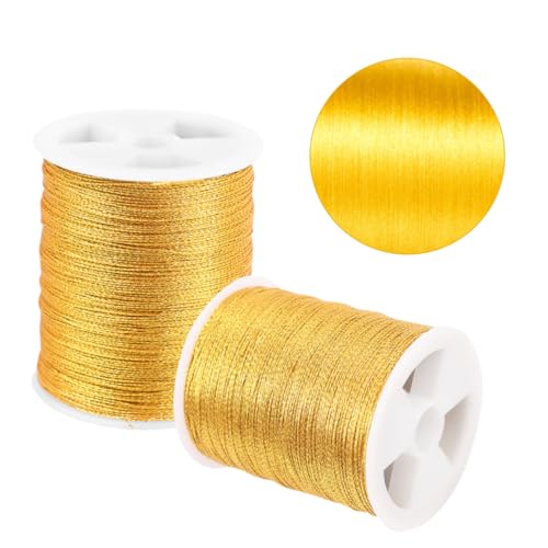 Gatuida 4 Rollen Computer Stickgarn Gelb für DIY Strapazierfähiges Baumwollgarn Multifunktional für Kreuzstich String Art und Handwerksprojekte für Heim und Geschäftsnutzung Gatuida 4 Rollen Computer Stickgarn Gelb für DIY Strapazierfähiges Baumwollgarn Multifunktional für Kreuzstich String Art und Handwerksprojekte für Heim und Geschäftsnutzung von Gatuida