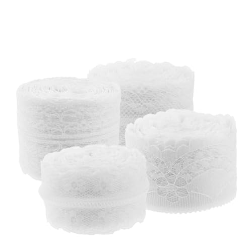Gatuida 4 Rollen Diy Bordüre Insgesamt Weiße Stickerei für Kleider Hochzeitsdekoration Bastelbedarf Vielseitige Anwendung für Kleidung Tischdecken und Mehr Gatuida 4 Rollen Diy Bordüre Insgesamt Weiße Stickerei für Kleider Hochzeitsdekoration Bastelbedarf Vielseitige Anwendung für Kleidung Tischdecken und Mehr von Gatuida