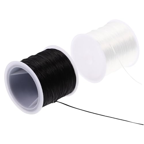 Gatuida 4 Rollen Elastische Armband Schnur für DIY Schmuckherstellung Flache Kristallschnur für Armbänder und Kreative Projekte von Gatuida