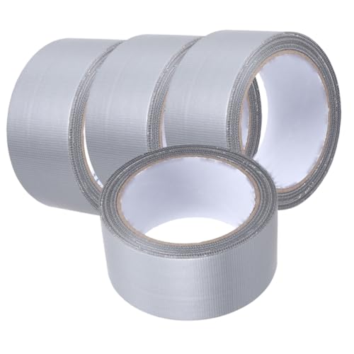 Gatuida 4 Rollen Starkes Duct Tape Wasserdichtes Klebeband für Teppich Fenster und Tür für Bau und Reparaturarbeiten von Gatuida