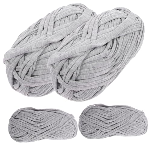 Gatuida 4 Rollen Strickgarn pro Vielseitiges Flexibles Handstrickgarn für DIY Häkel und Webprojekte Waschbares Langlebiges Garn für Decken Taschen und Heimdekoration von Gatuida