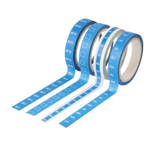 Gatuida 4 Rollen Washi Tape Set Zeitplanung Klebeband Scrapbooking Masking Tape für Planer Büro Scrapbook Dekoration Langlebig Vielseitig Umweltfreundlich Gatuida 4 Rollen Washi Tape Set Zeitplanung Klebeband Scrapbooking Masking Tape für Planer Büro Scrapbook Dekoration Langlebig Vielseitig Umweltfreundlich von Gatuida