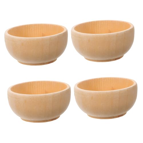Gatuida 4 Sätze Teiliges Set Kleine Holzschalen Unbehandeltem Holz Diy Bastelset Für Kreative Projekte Zum Malen Und Gestalten Von Dekorationen 4 Stück * 4 Gatuida 4 Sätze Teiliges Set Kleine Holzschalen Unbehandeltem Holz Diy Bastelset Für Kreative Projekte Zum Malen Und Gestalten Von Dekorationen 4 Stück * 4 von Gatuida