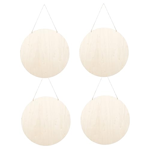 Gatuida 4 Satz Teiliges von Handbemalten Runden Holzscheiben für DIY Kunstprojekte Glatte Oberfläche für Kreative Gestaltung für Künstler Gatuida 4 Satz Teiliges von Handbemalten Runden Holzscheiben für DIY Kunstprojekte Glatte Oberfläche für Kreative Gestaltung für Künstler von Gatuida