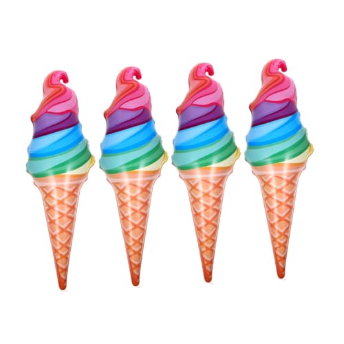 Gatuida 4 Stück Aufblasbare Eiscreme Luftballons aus Partydeko und Fotorequisite Indoor Outdoor Sicher und Wiederverwendbar für Kindergeburtstag Gatuida 4 Stück Aufblasbare Eiscreme Luftballons aus Partydeko und Fotorequisite Indoor Outdoor Sicher und Wiederverwendbar für Kindergeburtstag von Gatuida