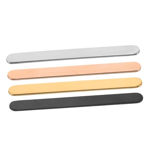 Gatuida 4 Stück Einstellbare Edelstahl Ringrohlinge Metallring Streifen für DIY Schmuckherstellung Schmale C Form in Schwarz Gold Roségold Stahlfarben für Anfänger und Kreative Gatuida 4 Stück Einstellbare Edelstahl Ringrohlinge Metallring Streifen für DIY Schmuckherstellung Schmale C Form in Schwarz Gold Roségold Stahlfarben für Anfänger und Kreative von Gatuida