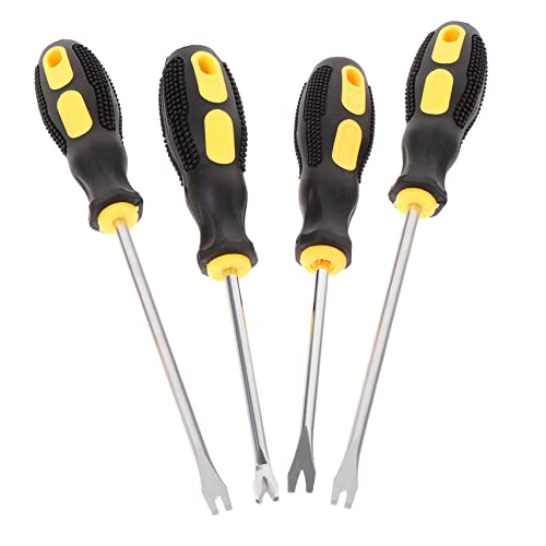 Gatuida 4 Stück Heftklammern Entferner Werkzeug Ergonomischer Nagelheber mit Gebogenem Griff für Einfache Anwendung für Polsterer Bodenleger und Handwerker Gatuida 4 Stück Heftklammern Entferner Werkzeug Ergonomischer Nagelheber mit Gebogenem Griff für Einfache Anwendung für Polsterer Bodenleger und Handwerker von Gatuida