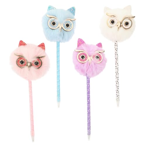 Gatuida 4 Stück Katzenkopf Kugelschreiber Multifunktionale Schreibstifte mit Praktischem Deckel Weiche Kullis für Schüler Mädchen Kreatives und Modisches Accessoire Gatuida 4 Stück Katzenkopf Kugelschreiber Multifunktionale Schreibstifte mit Praktischem Deckel Weiche Kullis für Schüler Mädchen Kreatives und Modisches Accessoire von Gatuida