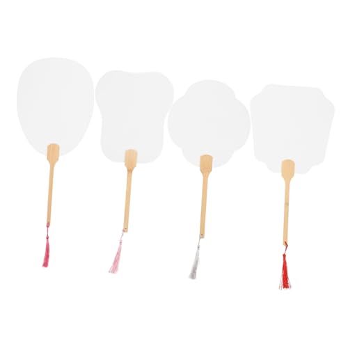 Gatuida 4 Stück Klassische Runde Papierscher Fächer Blanko Dicker DIY Handfächer zum Bemalen Tragbar Malfächer für Kreative Handmalerei für Dekoration und Geschenke Gatuida 4 Stück Klassische Runde Papierscher Fächer Blanko Dicker DIY Handfächer zum Bemalen Tragbar Malfächer für Kreative Handmalerei für Dekoration und Geschenke von Gatuida