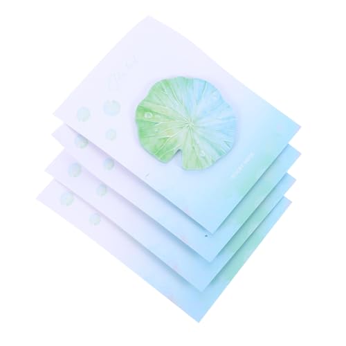 Gatuida 4 Stück Lotusblatt Haftnotizen Selbstklebend Tearable Memo Pads Lifelike Dekorativ Für Büro Schule Party Frische Notizzettel Gatuida 4 Stück Lotusblatt Haftnotizen Selbstklebend Tearable Memo Pads Lifelike Dekorativ Für Büro Schule Party Frische Notizzettel von Gatuida