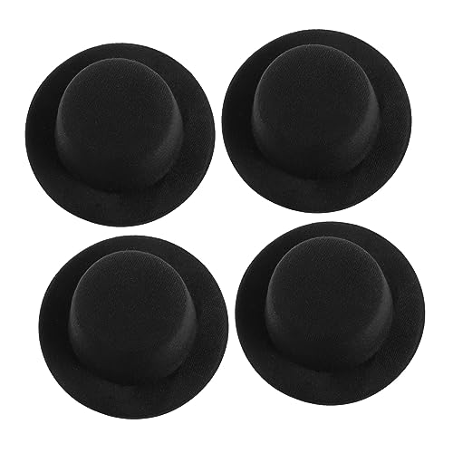 Gatuida 4 Stück Mini Puppenhüte DIY Schneemannmütze Schwarz Bastelmaterial für Puppendekoration für Kreative Projekte und Bastelarbeiten Gatuida 4 Stück Mini Puppenhüte DIY Schneemannmütze Schwarz Bastelmaterial für Puppendekoration für Kreative Projekte und Bastelarbeiten von Gatuida