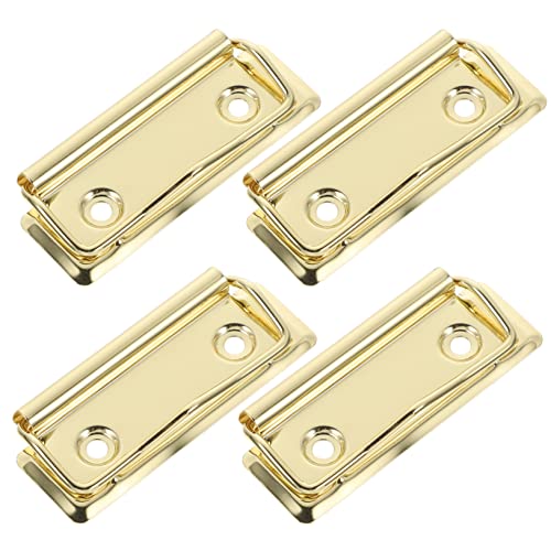 Gatuida 4 Stück Montierbare Metall Klemmbrett Clips Wiederverwendbare Binder Clips für Büro und Schule für Dokumente und Organisation Gatuida 4 Stück Montierbare Metall Klemmbrett Clips Wiederverwendbare Binder Clips für Büro und Schule für Dokumente und Organisation von Gatuida