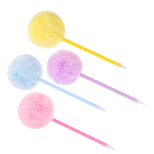Gatuida 4 Stück Niedliche Kugelschreiber mit Flauschigem Pompon Ergonomisch Designte Schreibstifte für Mädchen Glattes Schreiben Tragbar und Dekorativ für Schule Büro und Alltag Gatuida 4 Stück Niedliche Kugelschreiber mit Flauschigem Pompon Ergonomisch Designte Schreibstifte für Mädchen Glattes Schreiben Tragbar und Dekorativ für Schule Büro und Alltag von Gatuida