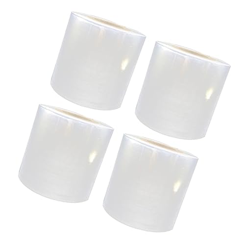 Gatuida 4 Stück Pe Stretchfolie Transparente Verpackungsfolie für Paletten und Möbelverpackung Reißfest und Selbsthaftend für Sicheren Transport und Lagerung von Gatuida