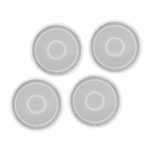 Gatuida 4 Stück Runde Silikon Untersetzer Formen Teiliges für DIY Epoxidharz Flexibles und Langlebiges Material für Getränke Schalenmatten und Einfache Gatuida 4 Stück Runde Silikon Untersetzer Formen Teiliges für DIY Epoxidharz Flexibles und Langlebiges Material für Getränke Schalenmatten und Einfache von Gatuida