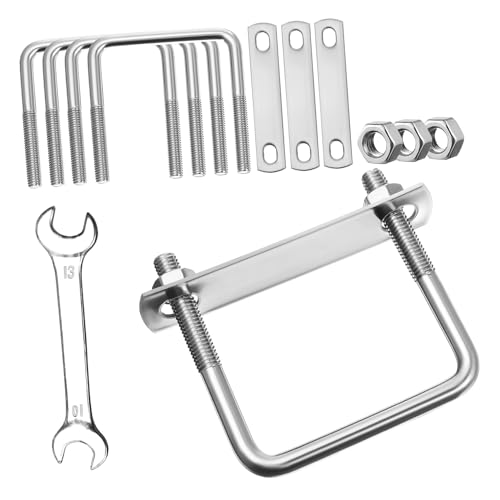 Gatuida 4 Stück Schraubenschlüsselsatz edelstahlschrauben u schrauben du klemmst Vierkantschrauben rostfreier U-Bolzen U-Bügel mit quadratischer Biegung u klemmen Rostfreier Stahl Silver Gatuida 4 Stück Schraubenschlüsselsatz edelstahlschrauben u schrauben du klemmst Vierkantschrauben rostfreier U-Bolzen U-Bügel mit quadratischer Biegung u klemmen Rostfreier Stahl Silver von Gatuida