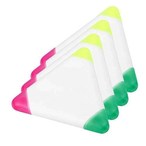 Gatuida 4 Stück Teiliges Bunter Dreieckiger Textmarker mit Keilspitze Fluoreszierende Marker für Schule und Büro Ergonomisch Flach Langlebig und Vielseitig als und Lernhilfen Gatuida 4 Stück Teiliges Bunter Dreieckiger Textmarker mit Keilspitze Fluoreszierende Marker für Schule und Büro Ergonomisch Flach Langlebig und Vielseitig als und Lernhilfen von Gatuida