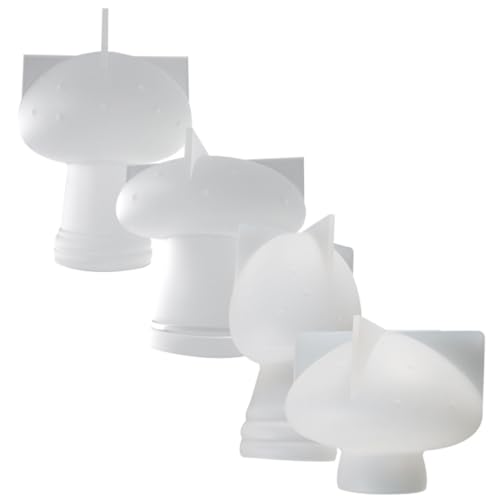 Gatuida 4 Stück Teiliges DIY Silikon Pilzform Flexible und Langlebige Epoxidharz Gießform für Pilzdekoration Bastelzubehör für Kreative Handwerksprojekte von Gatuida