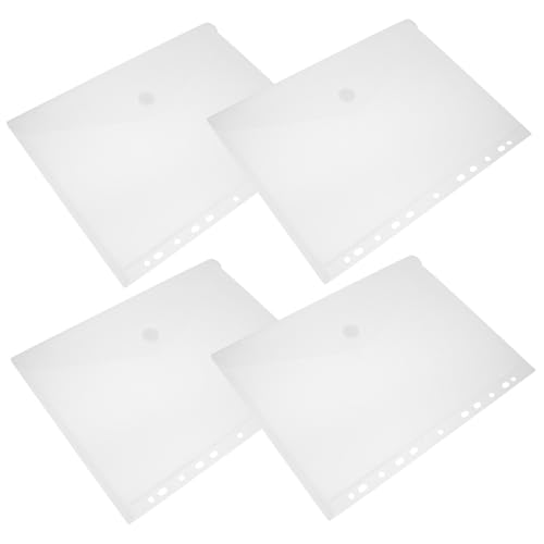 Gatuida 4 Stück Teiliges Dokumentenmappe aus Stabilem Kunststoff Transparente Dicke Sichttaschen mit Klettband Große Kapazität Leicht mit Kartenhalter für Büro und Organisation Gatuida 4 Stück Teiliges Dokumentenmappe aus Stabilem Kunststoff Transparente Dicke Sichttaschen mit Klettband Große Kapazität Leicht mit Kartenhalter für Büro und Organisation von Gatuida