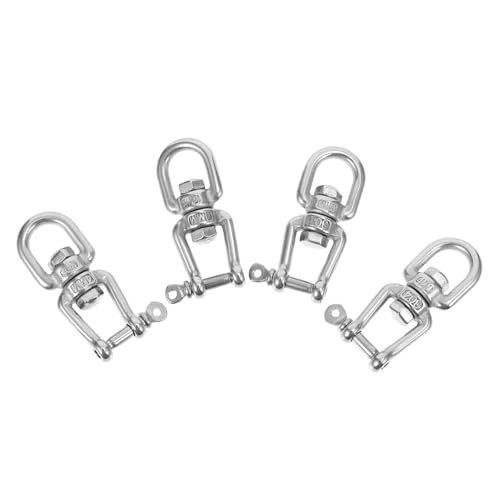 Gatuida 4 Stück Teiliges Drehbare Ringe Langlebig Robust Vielseitig Einsetzbar für Sandsack Kletterseil Stuhl mit Hoher Tragfähigkeit Gatuida 4 Stück Teiliges Drehbare Ringe Langlebig Robust Vielseitig Einsetzbar für Sandsack Kletterseil Stuhl mit Hoher Tragfähigkeit von Gatuida