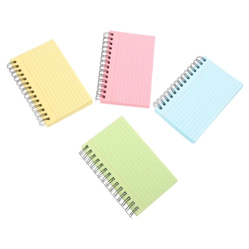 Gatuida 4 Stück Teiliges Farbige Spiralnotizblöcke Dicke Schreibunterlagen Handliches Format Glattes Papier Multifunktionale Notizbücher für Büro Schule und Reisen Gatuida 4 Stück Teiliges Farbige Spiralnotizblöcke Dicke Schreibunterlagen Handliches Format Glattes Papier Multifunktionale Notizbücher für Büro Schule und Reisen von Gatuida