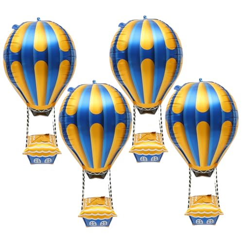 Gatuida 4 Stück Teiliges Heißluftballon Folienballons Aluminium Geburtstagsdeko Türkisblaue Luftballons für Kindergeburtstag Party Dekoration Sichere und Langlebige Party Supplies Gatuida 4 Stück Teiliges Heißluftballon Folienballons Aluminium Geburtstagsdeko Türkisblaue Luftballons für Kindergeburtstag Party Dekoration Sichere und Langlebige Party Supplies von Gatuida