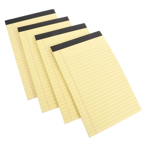 Gatuida 4 Stück Teiliges Kleines Liniertes Notizbuch mit Abreißbarem Papier Praktisch und Tragbar Horizontal Linierte Schreibblöcke für Organisierte Notizen für Schule Büro und Alltag von Gatuida
