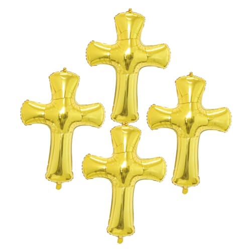 Gatuida 4 Stück Teiliges Kreuz Folienballon Shower Partydeko Langlebig als Foto Requisite und Geburtstagsdekoration für Taufe Hochzeit und Kinderfeier Gatuida 4 Stück Teiliges Kreuz Folienballon Shower Partydeko Langlebig als Foto Requisite und Geburtstagsdekoration für Taufe Hochzeit und Kinderfeier von Gatuida