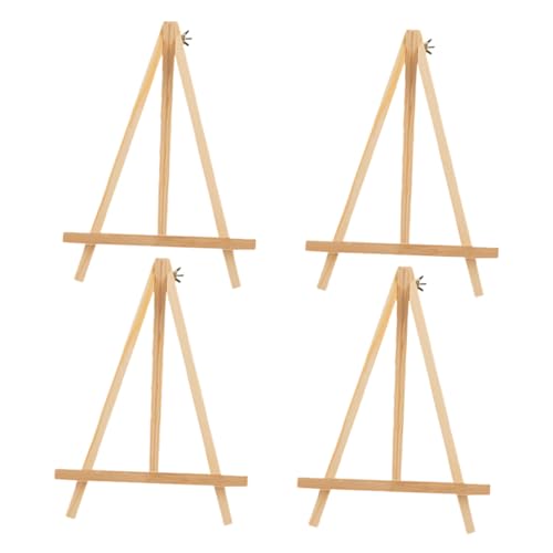 Gatuida 4 Stück Teiliges Mini Holz Staffelei Verstellbar Dreibein Tisch Display Ständer für Künstler Leinwand Präsentation und Malerei Anfänger Kunstunterricht von Gatuida