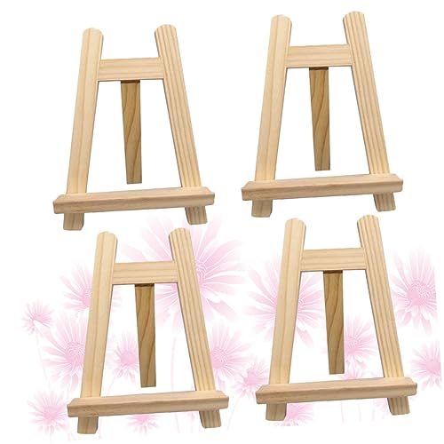 Gatuida 4 Stück Teiliges Mini Holzstaffeleien Stabile Staffelei aus Hochwertigem Holz Vielseitiger Tischständer für Malplatten Bilderrahmen und Fotodisplay Glatte Oberfläche Langlebig und Gatuida 4 Stück Teiliges Mini Holzstaffeleien Stabile Staffelei aus Hochwertigem Holz Vielseitiger Tischständer für Malplatten Bilderrahmen und Fotodisplay Glatte Oberfläche Langlebig und von Gatuida