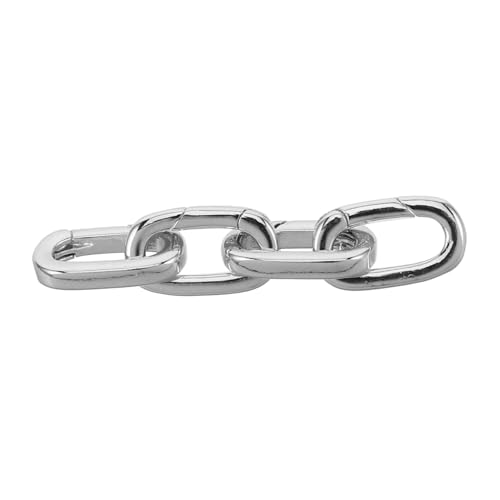 Gatuida 4 Stück Teiliges Oval Karabiner Schmuckverschluss Vergoldet Ovaler Anhänger und Armband Verschluss Stilvoller DIY Kettenverbinder für Halsketten und Armbänder Silberfarben Klein von Gatuida