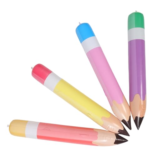 Gatuida 4 Stück Teiliges Riesige Aufblasbare Bleistifte aus Strapazierfähigem PVC Bunte Partydeko für Schule Abschlussfeiern und Klassenzimmer Wiederverwendbare Luftballons für Schulanfang Gatuida 4 Stück Teiliges Riesige Aufblasbare Bleistifte aus Strapazierfähigem PVC Bunte Partydeko für Schule Abschlussfeiern und Klassenzimmer Wiederverwendbare Luftballons für Schulanfang von Gatuida