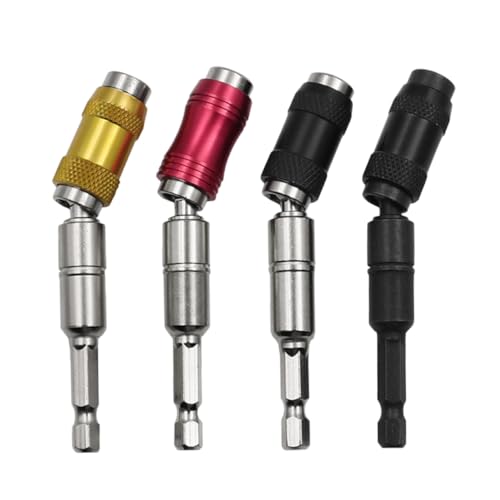 Gatuida 4 Stück Teiliges Schwenkbare Bit Halter aus Robustem Stahl mit Magnetfunktion Schnellwechselbare Verlängerungsstäbe für Elektroschrauber Drehbar und Rostfrei für Präzises Gatuida 4 Stück Teiliges Schwenkbare Bit Halter aus Robustem Stahl mit Magnetfunktion Schnellwechselbare Verlängerungsstäbe für Elektroschrauber Drehbar und Rostfrei für Präzises von Gatuida