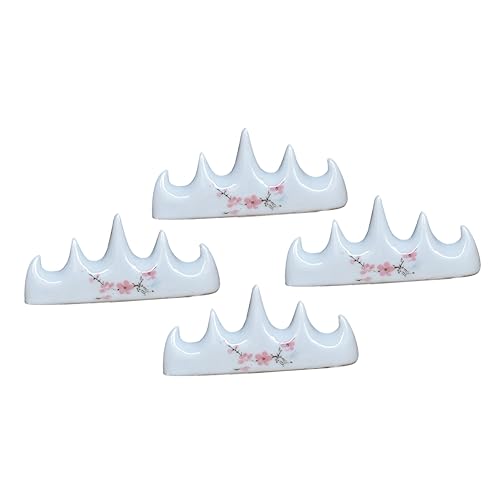 Gatuida 4 Stück Teiliges Set Kalligraphie Pinselhalter Keramik Praktische Stifthalter für für Büro und Zuhause Langlebig und Leicht für Kreative Malerei von Gatuida