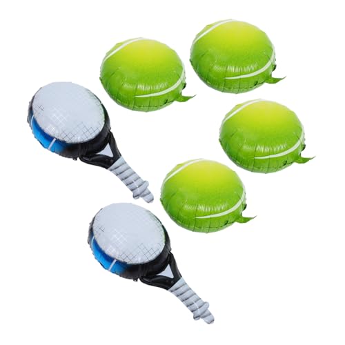 Gatuida 4 Stück Teiliges Tennis Party Dekor Aufblasbare Tennisball Folienballons Blaue Tennisracket Folienballons Wiederverwendbar Aufgehängt für Tennis Themengeburtstag und Sportfeier Gatuida 4 Stück Teiliges Tennis Party Dekor Aufblasbare Tennisball Folienballons Blaue Tennisracket Folienballons Wiederverwendbar Aufgehängt für Tennis Themengeburtstag und Sportfeier von Gatuida