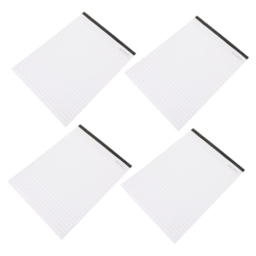 Gatuida 4 Stück Teiliges Tragbares Hochwertiges Papier Handliches Planer Memo pad für Büro Reisen und Unterricht für Zeitmanagement und Besprechungsnotizen von Gatuida