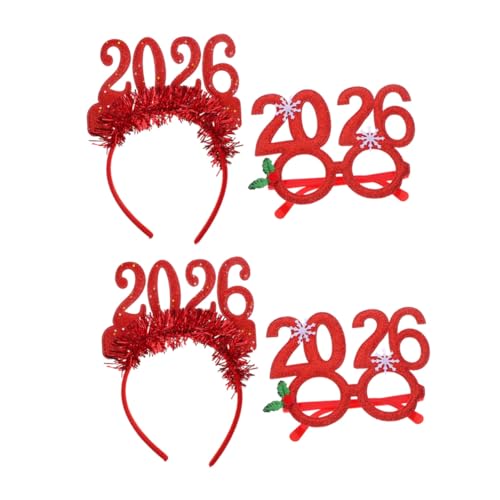 Gatuida 4 Stücke Teiliges Silvester Stirnband mit Glitzer Zahlenbrillen Vielseitiges Partyzubehör für Weihnachten Neujahr Abschlussfeier Bequemes Leichtes Design für Festliche Anlässe Gatuida 4 Stücke Teiliges Silvester Stirnband mit Glitzer Zahlenbrillen Vielseitiges Partyzubehör für Weihnachten Neujahr Abschlussfeier Bequemes Leichtes Design für Festliche Anlässe von Gatuida