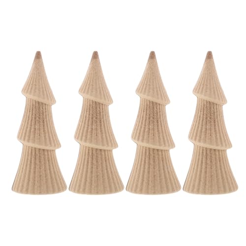Gatuida 4-teiliger Weihnachtsbaum aus Holz: Leere kleine Weihnachtsbäume aus Holz, Ornamente zum Basteln und Bemalen, Weihnachtsdekorationen für den Schreibtisch zum Selbermachen von Gatuida 4-teiliger Weihnachtsbaum aus Holz: Leere kleine Weihnachtsbäume aus Holz, Ornamente zum Basteln und Bemalen, Weihnachtsdekorationen für den Schreibtisch zum Selbermachen von von Gatuida