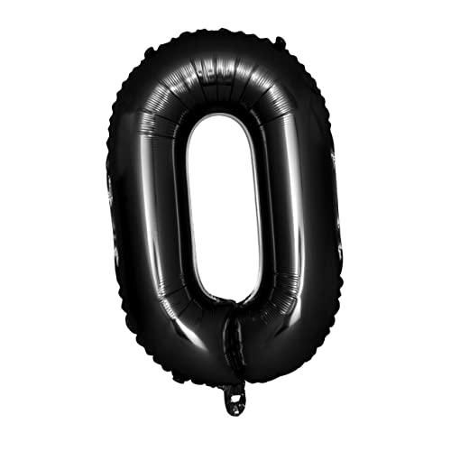 Gatuida 40 40 Nummernballons schwarz Ballons Masse zahlenluftballons zahlenballon geburtstagsdeko luftballone Jumbo-Größe ballonie hochzeitsdeko Partyballons Folienballons Jubiläumsballons von Gatuida