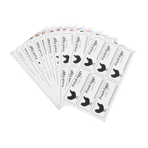 Gatuida 40 Blatt Selbstklebende Eierkarton Etiketten mit Handschriftlichen Farm Fresh Egg Stickern Sichere Haftung Rückstandsfrei Entfernbar für Bauernhof und Einzelhandel Gatuida 40 Blatt Selbstklebende Eierkarton Etiketten mit Handschriftlichen Farm Fresh Egg Stickern Sichere Haftung Rückstandsfrei Entfernbar für Bauernhof und Einzelhandel von Gatuida