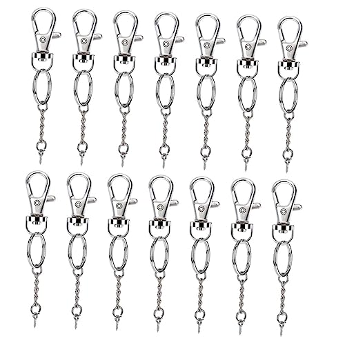 Gatuida 40 Sätze DIY Schlüsselanhänger Zubehör Set Teile mit Schlüsselringen Drehverschlüssen Schraubösen und Pins für Kreative Bastelprojekte und Schmuckherstellung Gatuida 40 Sätze DIY Schlüsselanhänger Zubehör Set Teile mit Schlüsselringen Drehverschlüssen Schraubösen und Pins für Kreative Bastelprojekte und Schmuckherstellung von Gatuida