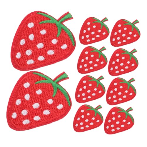 Gatuida 40 Stück Erdbeer Aufnäher Gestickte Applikationen Aus Robustem Zum Aufbügeln Und Annähen Für Kleidung Taschen Hüte DIY Dekoration Gatuida 40 Stück Erdbeer Aufnäher Gestickte Applikationen Aus Robustem Zum Aufbügeln Und Annähen Für Kleidung Taschen Hüte DIY Dekoration von Gatuida
