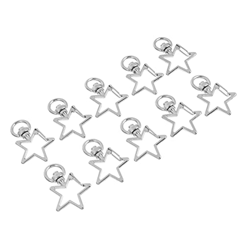 Gatuida 40 Stück Karabinerhaken für den Schlüsselring Karabinerhaken in Sternform hinein lang schmuck machen keyring Schlüsselanhänger zur Schmuckherstellung DIY liefert Legierung Silver Gatuida 40 Stück Karabinerhaken für den Schlüsselring Karabinerhaken in Sternform hinein lang schmuck machen keyring Schlüsselanhänger zur Schmuckherstellung DIY liefert Legierung Silver von Gatuida