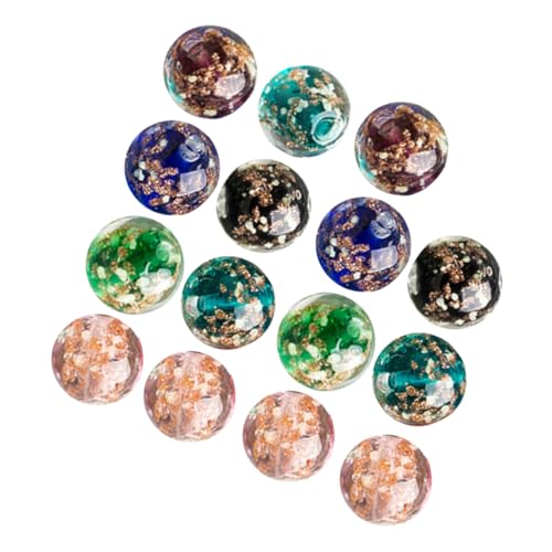 Gatuida 40 Stück Leuchtende Glasperlen Spacer Beads für DIY Schmuck Bastelperlen Armbänder Anhänger Zubehör Gatuida 40 Stück Leuchtende Glasperlen Spacer Beads für DIY Schmuck Bastelperlen Armbänder Anhänger Zubehör von Gatuida