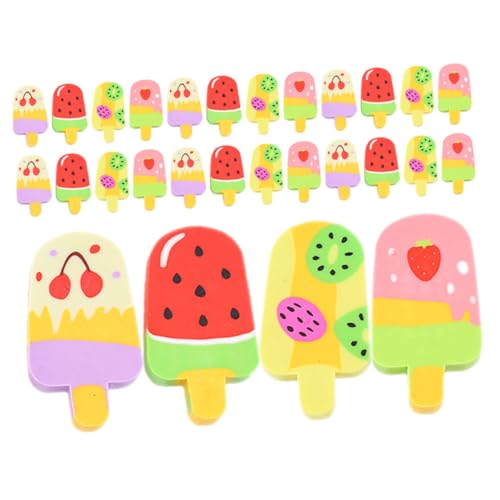 Gatuida 40 Stück Mini Radiergummis Eiscreme Design Niedliche Fruchtelemente und Realistisch als Schulbelohnung für Klassenzimmerbedarf Handliche Gatuida 40 Stück Mini Radiergummis Eiscreme Design Niedliche Fruchtelemente und Realistisch als Schulbelohnung für Klassenzimmerbedarf Handliche von Gatuida